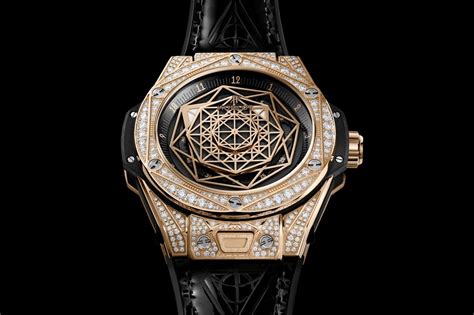 hublot big bang sang bleu gold replica|true facet hublot watch.